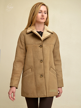 Ladies 3/4 length Sheepskin and Shearling coats | Higgs Leathers Essex